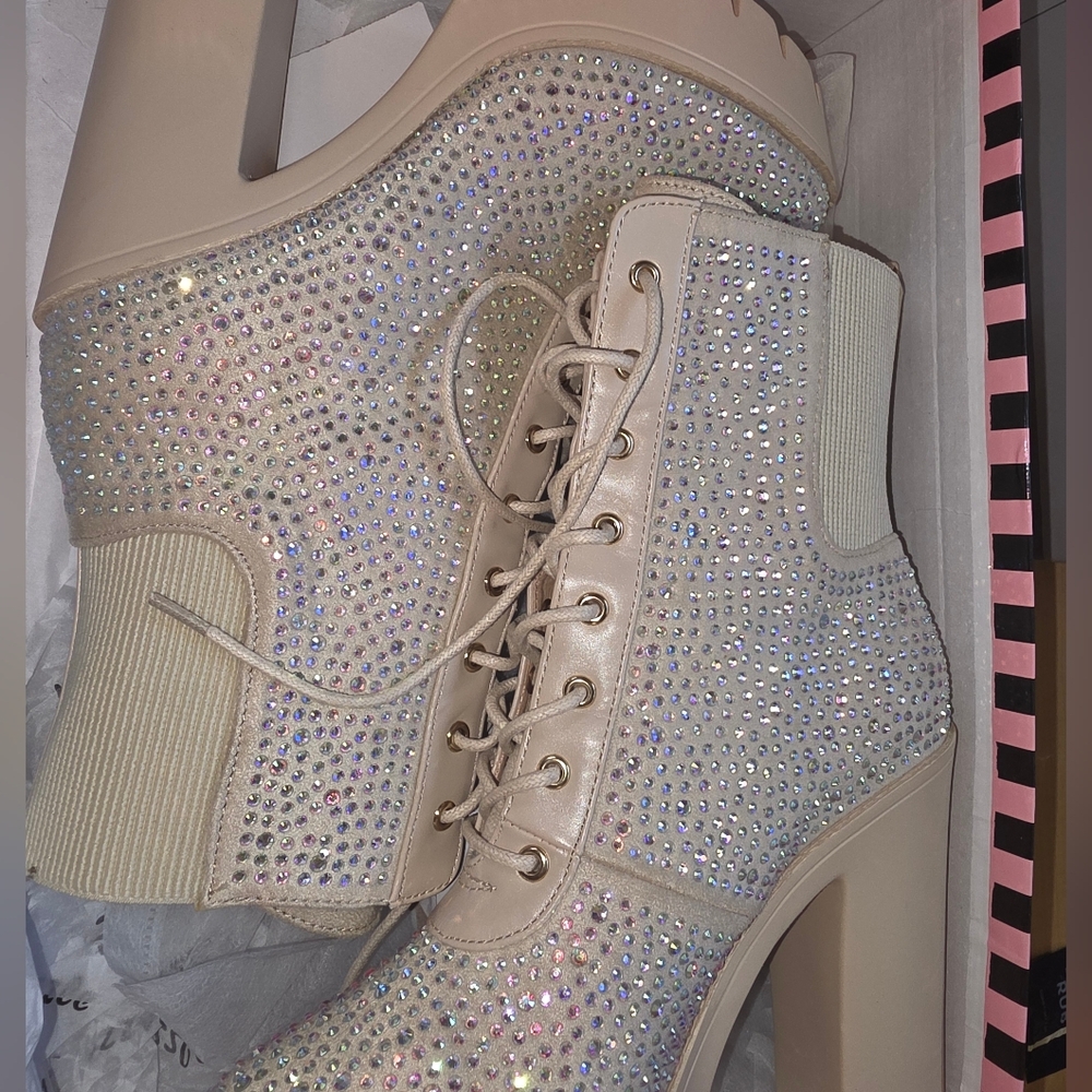 Rhinestone Booties - image 1